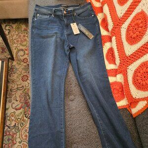Nanette Lepore Belle High Rise Bootcut Jeans, Sz 14, NWT